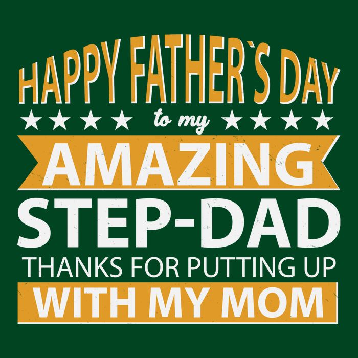 Funny Happy Father's Day To My Amazing StepDad Poster