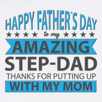 Funny Happy Father's Day To My Amazing StepDad Garment-Dyed Sweatshirt