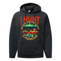 Funny Hunting Fanatic Performance Fleece Hoodie