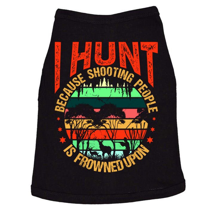 Funny Hunting Fanatic Doggie Tank