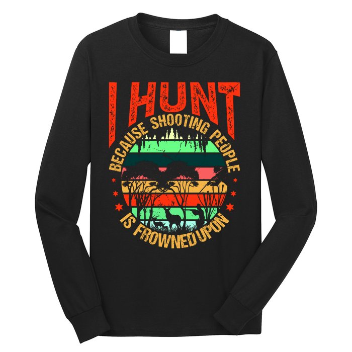 Funny Hunting Fanatic Long Sleeve Shirt