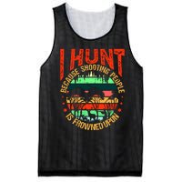 Funny Hunting Fanatic Mesh Reversible Basketball Jersey Tank