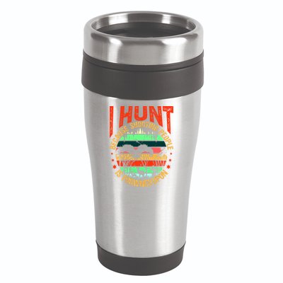 Funny Hunting Fanatic 16oz Travel Tumbler