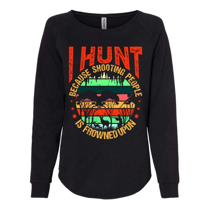 Funny Hunting Fanatic Womens California Wash Sweatshirt