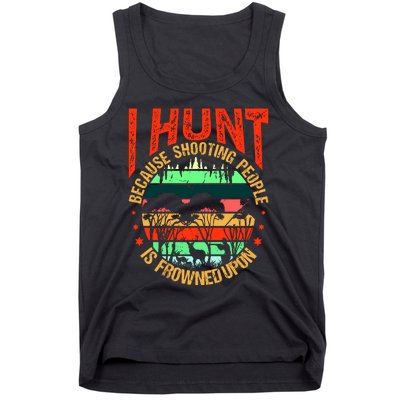 Funny Hunting Fanatic Tank Top