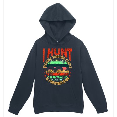 Funny Hunting Fanatic Urban Pullover Hoodie