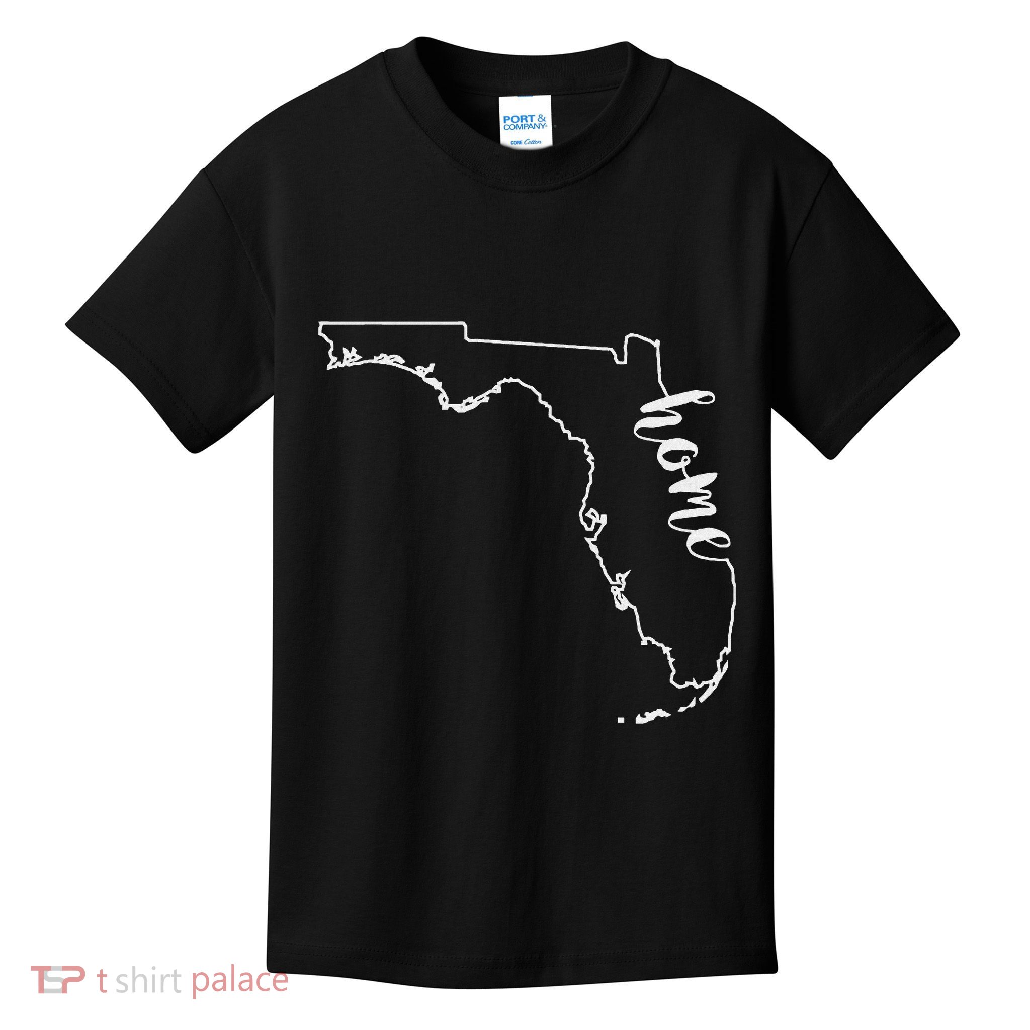 Florida Home For Any Floridian Native Kids T-Shirt