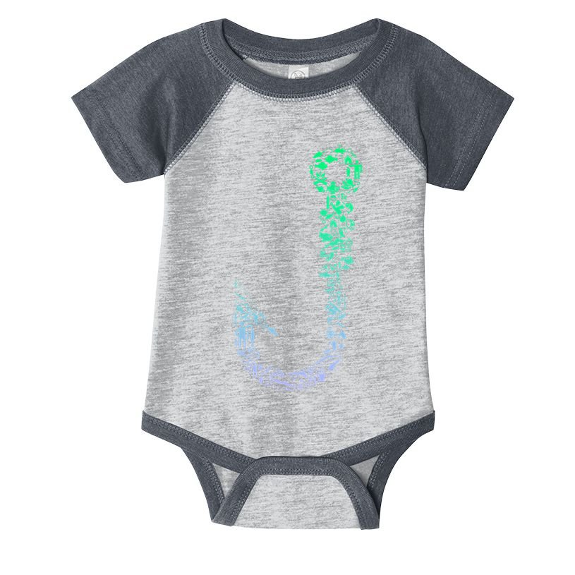 Fish Hook For Fishermen Fishing Icons Fishing Infant Baby Jersey Bodysuit