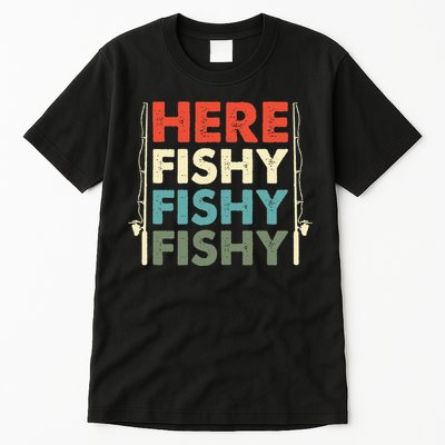 Fish Hunting Fishing Fishrod Fisherman Tall T-Shirt