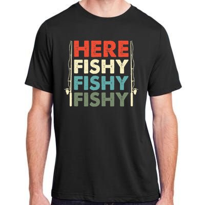 Fish Hunting Fishing Fishrod Fisherman Adult ChromaSoft Performance T-Shirt