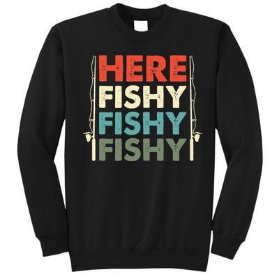 Fish Hunting Fishing Fishrod Fisherman Tall Sweatshirt