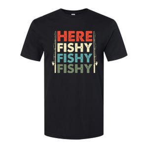 Fish Hunting Fishing Fishrod Fisherman Softstyle® CVC T-Shirt