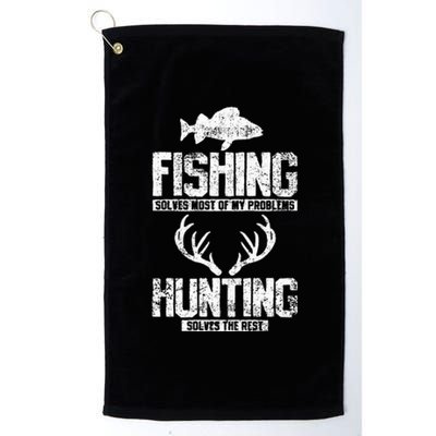 Fishing Hunting Platinum Collection Golf Towel