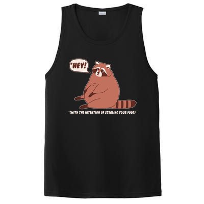 Funny Hey Fat Raccoon Stealing Your Food PosiCharge Competitor Tank