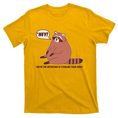 Funny Hey Fat Raccoon Stealing Your Food T-Shirt