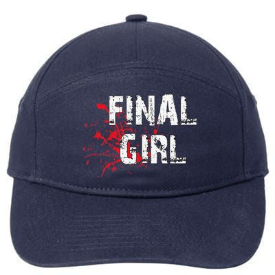 Final Horror Film Final Phrase Halloween 7-Panel Snapback Hat