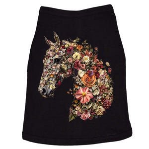 Floral Horse Doggie Tank