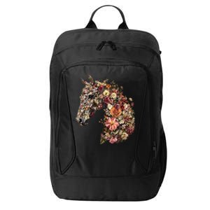 Floral Horse City Backpack