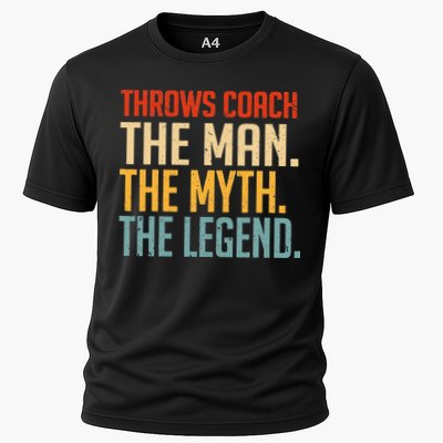Fun Hilarious Funny Track & Field Throwing Throws Coach Performance Shirt