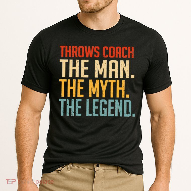 Fun Hilarious Funny Track & Field Throwing Throws Coach Performance Shirt