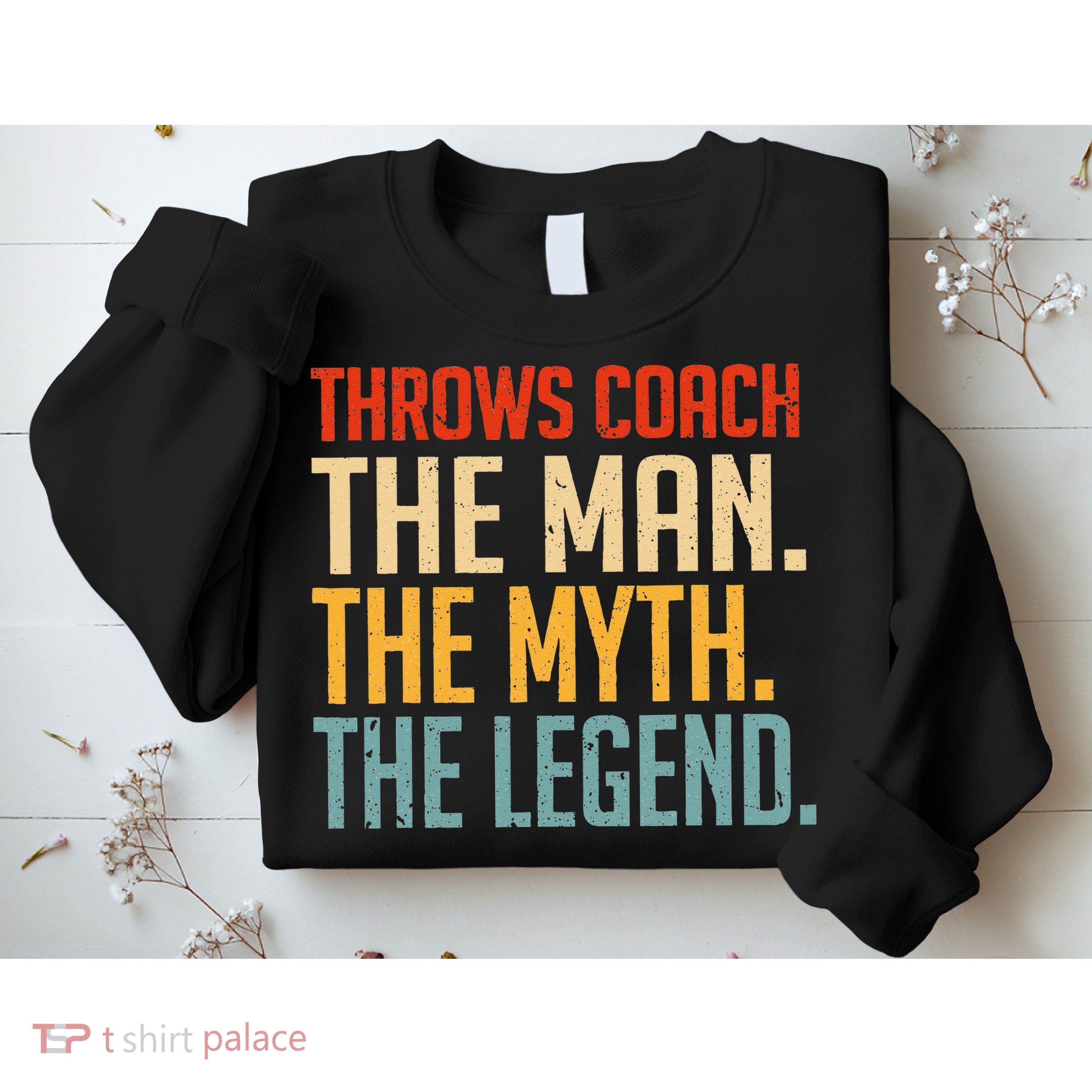Fun Hilarious Funny Track & Field Throwing Throws Coach Sweatshirt