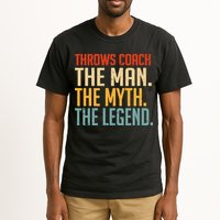 Fun Hilarious Funny Track & Field Throwing Throws Coach Tall T-Shirt
