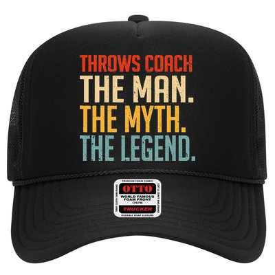 Fun Hilarious Funny Track & Field Throwing Throws Coach Trucker Hat