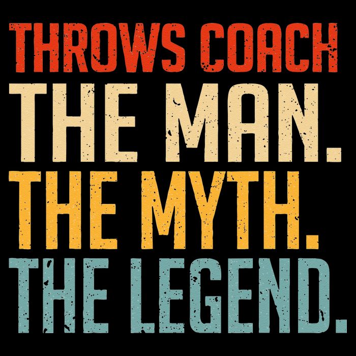 Fun Hilarious Funny Track & Field Throwing Throws Coach Tall Hoodie