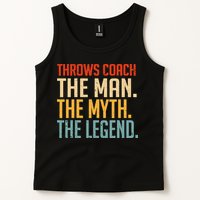 Fun Hilarious Funny Track & Field Throwing Throws Coach Tank Top