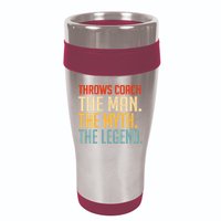 Fun Hilarious Funny Track & Field Throwing Throws Coach 16oz Travel Tumbler