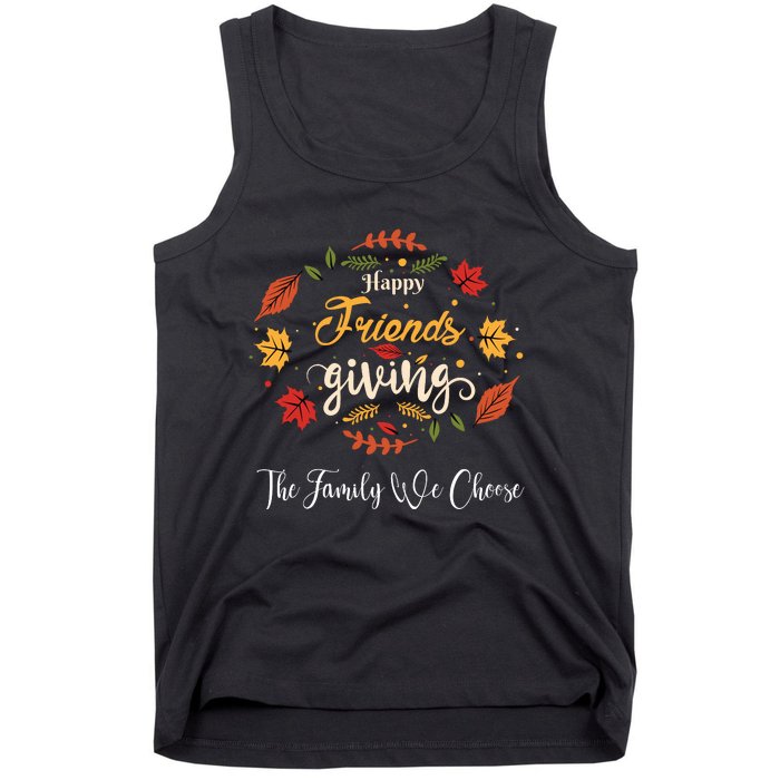 Funny Happy Friendsgiving Turkey Friends Giving Tank Top