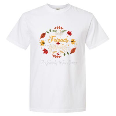 Funny Happy Friendsgiving Turkey Friends Giving Garment-Dyed Heavyweight T-Shirt