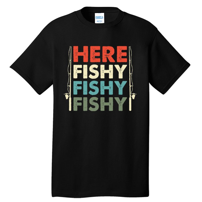 Fish Hunting Fishing Fishrod Fisherman Tall T-Shirt