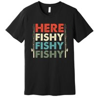 Fish Hunting Fishing Fishrod Fisherman Premium T-Shirt