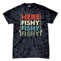 Fish Hunting Fishing Fishrod Fisherman Tie-Dye T-Shirt