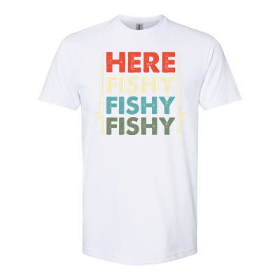 Fish Hunting Fishing Fishrod Fisherman Softstyle CVC T-Shirt