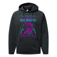 Funny Humor Fishing Performance Fleece Hoodie