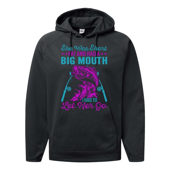 Funny Humor Fishing Performance Fleece Hoodie