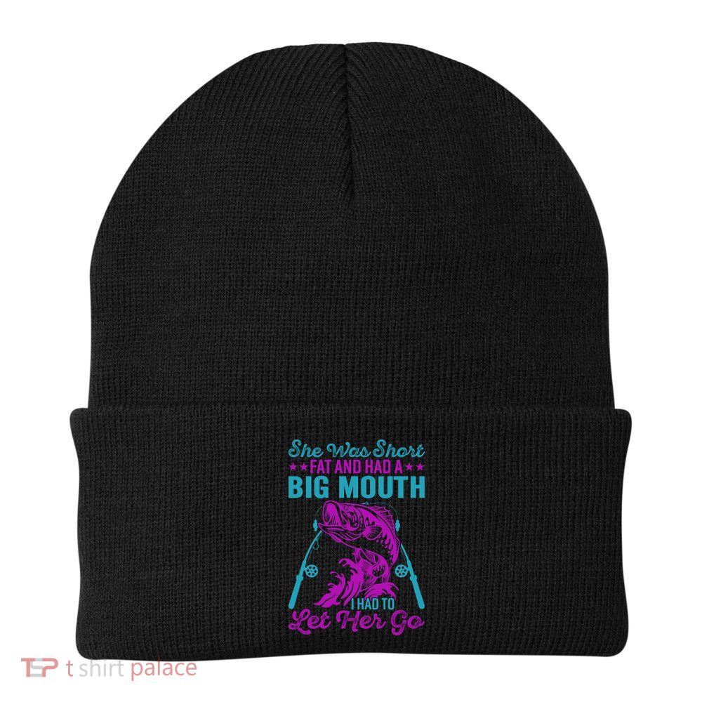 Funny Humor Fishing Knit Cap Winter Beanie