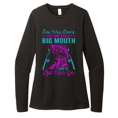 Funny Humor Fishing Womens CVC Long Sleeve Shirt