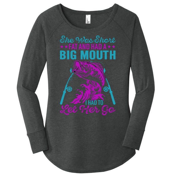 Funny Humor Fishing Women's Perfect Tri Tunic Long Sleeve Shirt