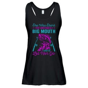 Funny Humor Fishing Ladies Essential Flowy Tank