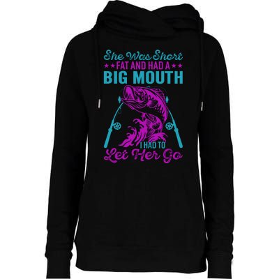 Funny Humor Fishing Womens Funnel Neck Pullover Hood