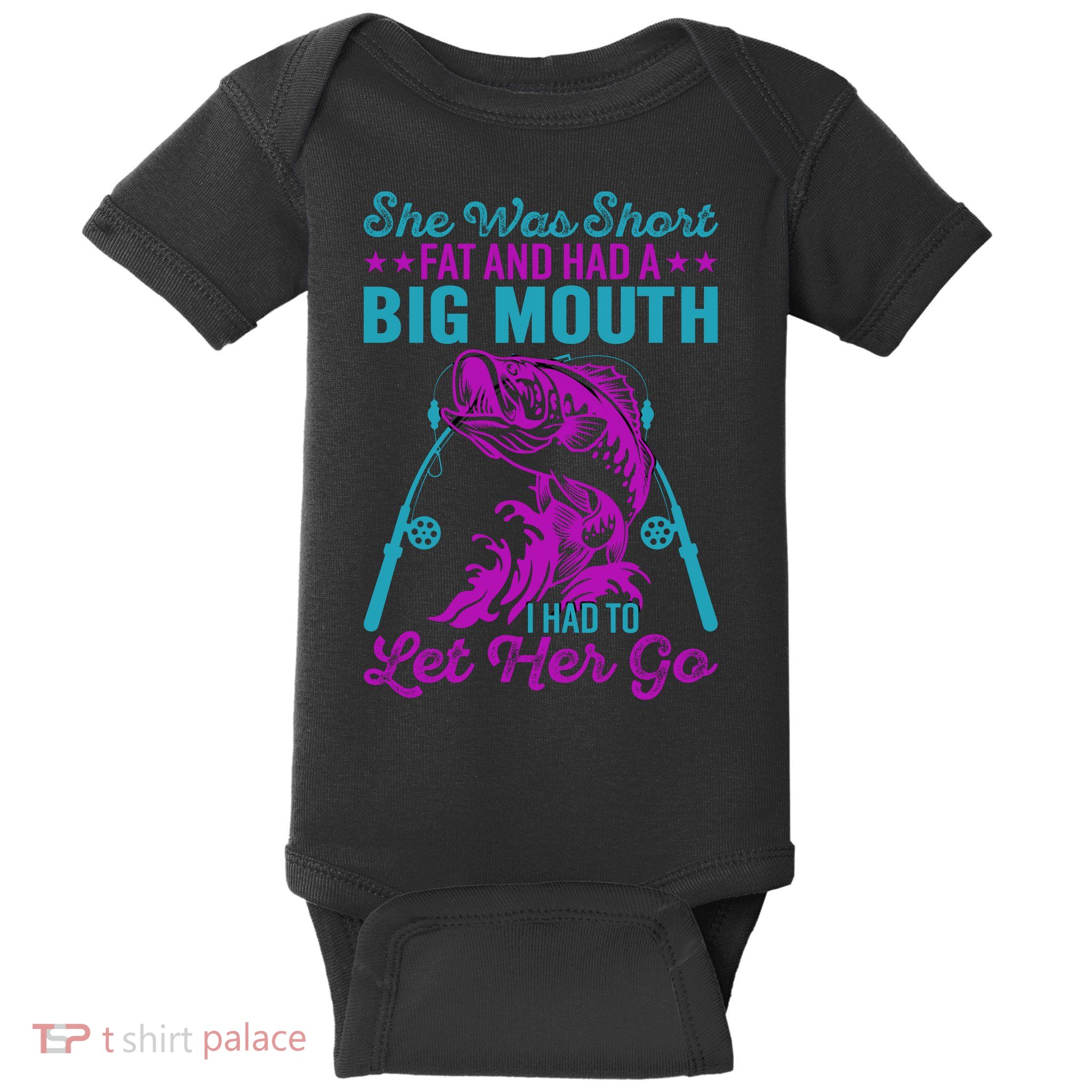 Funny Humor Fishing Baby Bodysuit