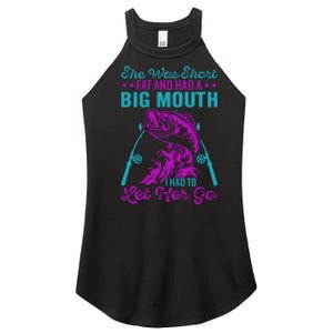 Funny Humor Fishing Women's Perfect Tri Rocker Tank