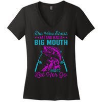 Funny Humor Fishing Women's V-Neck T-Shirt