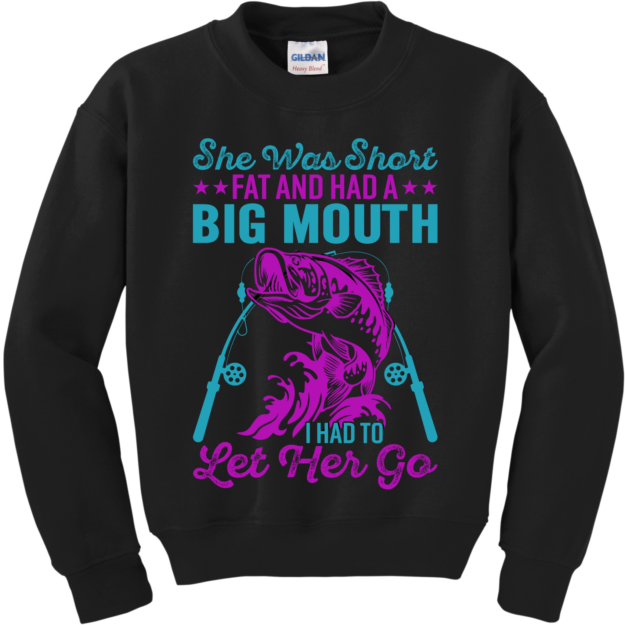 Funny Humor Fishing Kids Sweatshirt