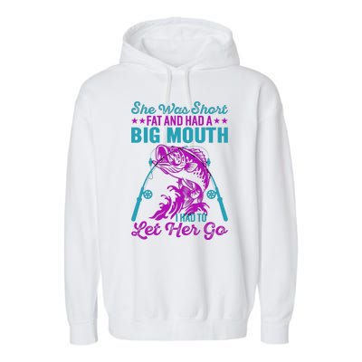 Funny Humor Fishing Garment-Dyed Fleece Hoodie