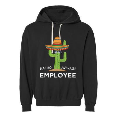Fun Hilarious Funny Employee Appreciation Saying Garment-Dyed Fleece Hoodie