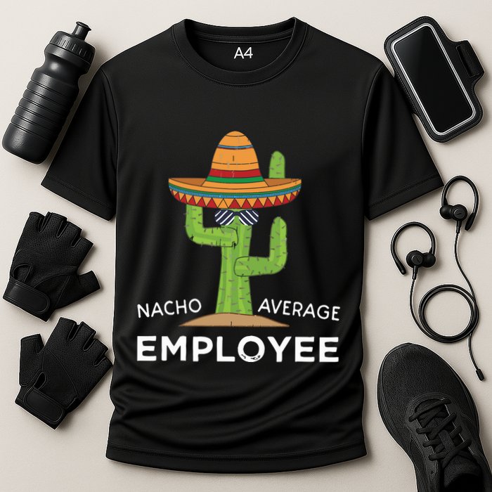 Fun Hilarious Funny Employee Appreciation Saying Cooling Performance Crew T-Shirt